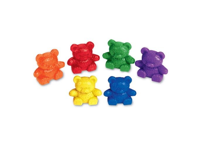Three Bear Family® Baby Bear™ Counters, Set of 102-Numbers, Counting & Sorting-Tools 4 Teaching-Classroom Decor and More