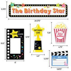Star Bright Happy Birthday Mini Bulletin Board-Mini Bulletin Boards-Tools 4 Teaching-Classroom Decor and More