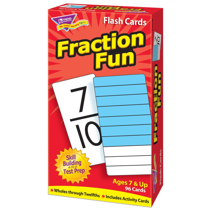 Fraction Fun Skill Drill Flash Cards-Flashcards-Tools 4 Teaching-Classroom Decor and More