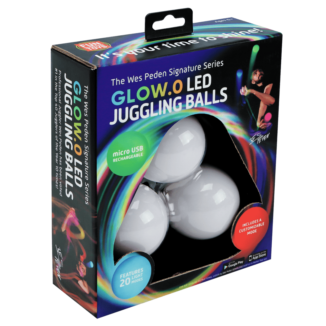 *Wes Peden Glow.0 LED Juggling Balls-Active Play-Tools 4 Teaching-Classroom Decor and More
