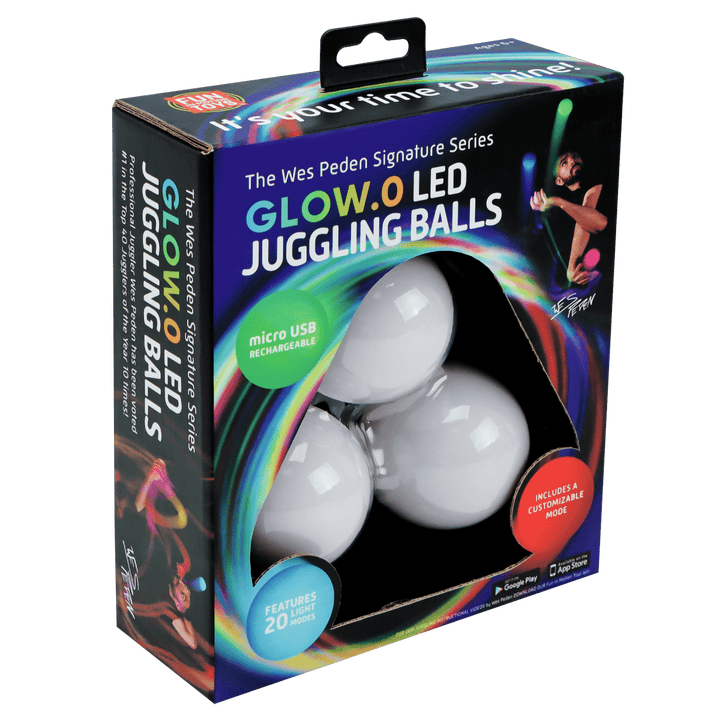 *Wes Peden Glow.0 LED Juggling Balls-Active Play-Tools 4 Teaching-Classroom Decor and More