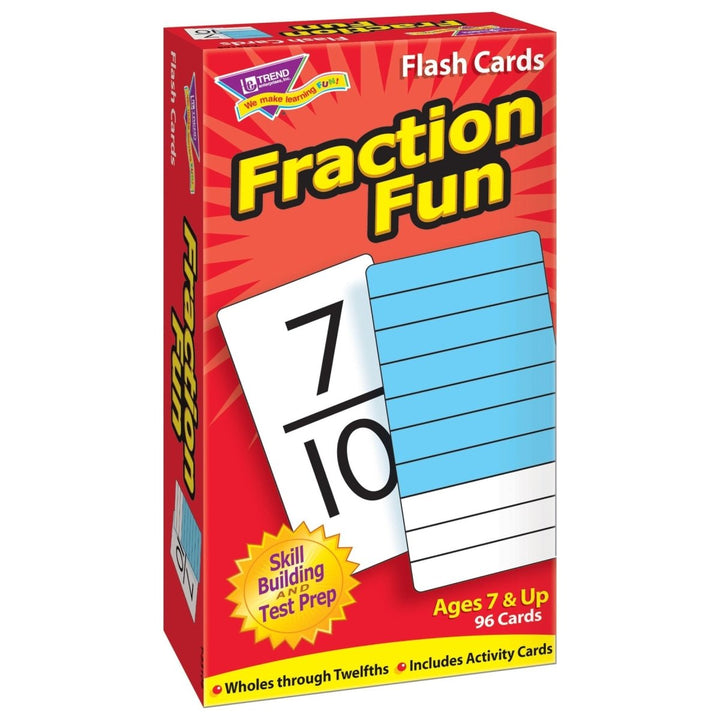 Fraction Fun Skill Drill Flash Cards-Flashcards-Tools 4 Teaching-Classroom Decor and More