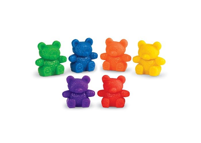 Three Bear Family® Baby Bear™ Counters, Set of 102-Numbers, Counting & Sorting-Tools 4 Teaching-Classroom Decor and More