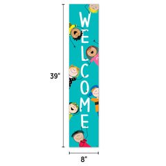 Stick Kids Welcome Banner-Banner-Tools 4 Teaching-Classroom Decor and More
