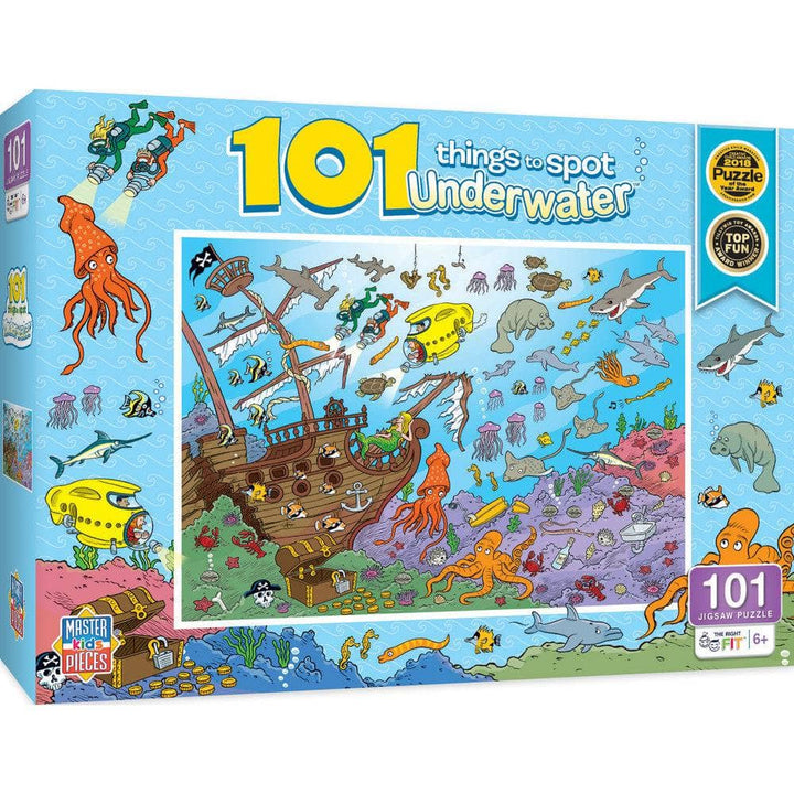 101 Things to Spot Underwater - 101 Piece Jigsaw Puzzle-Puzzles-Tools 4 Teaching-Classroom Decor and More