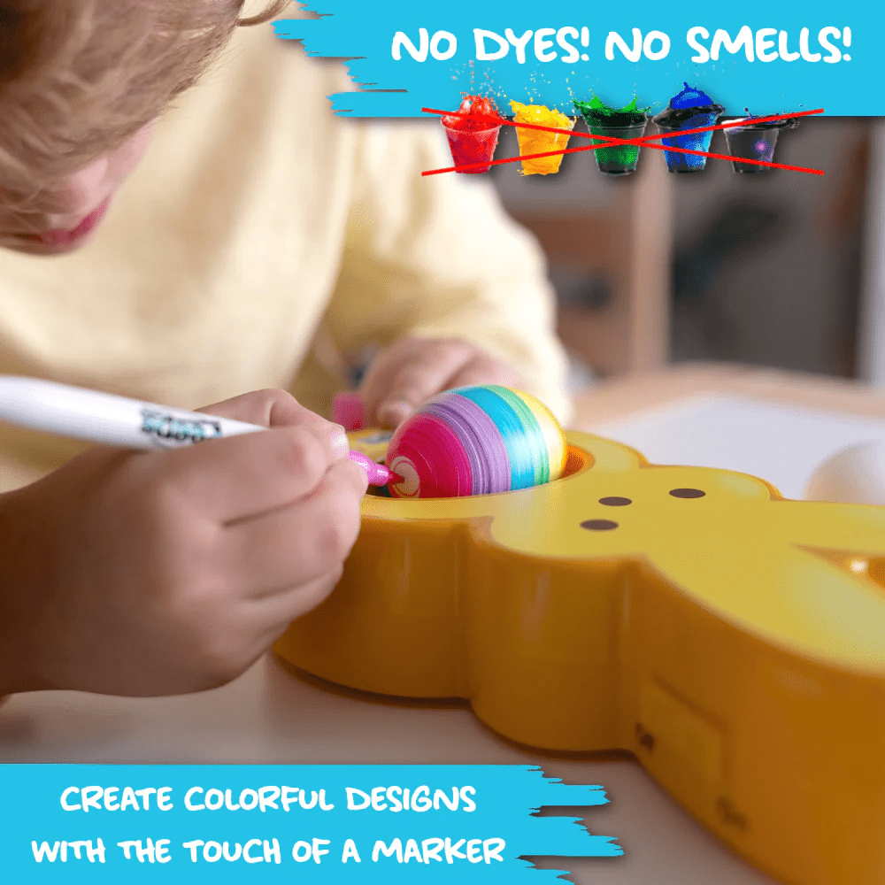 Yellow PEEPS® Bunny Eggmazing Egg Decorator-Craft Activity-Tools 4 Teaching-Classroom Decor and More