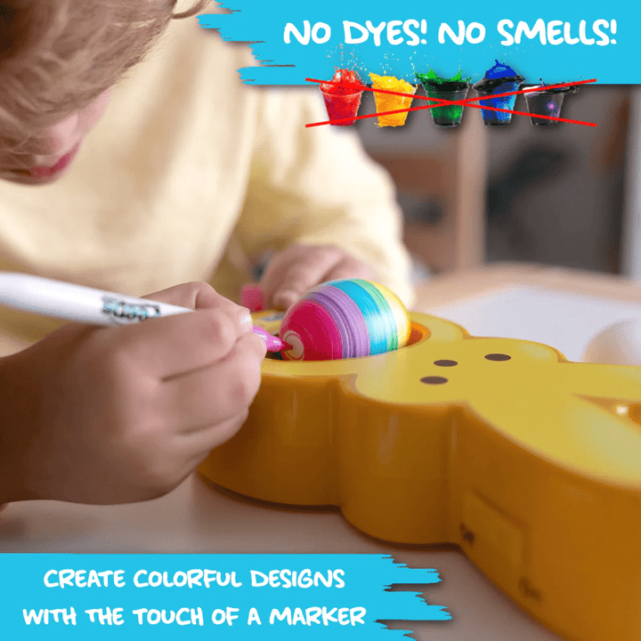 Yellow PEEPS® Bunny Eggmazing Egg Decorator-Craft Activity-Tools 4 Teaching-Classroom Decor and More