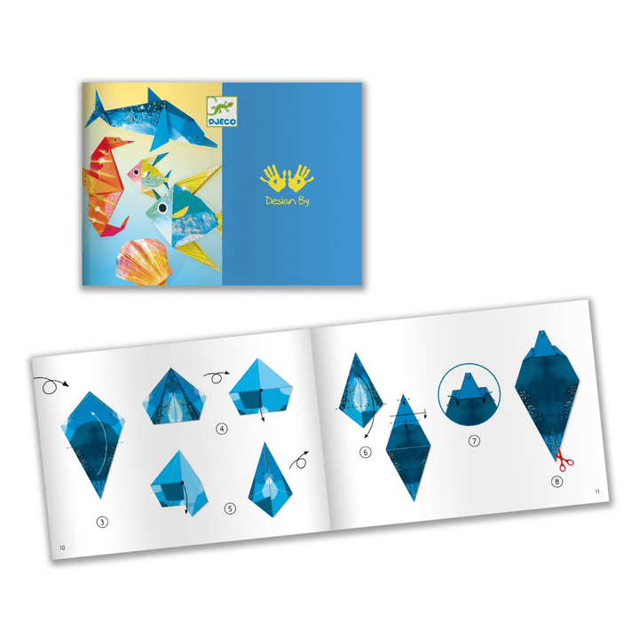 Sea Creatures Origami Paper Craft Kit-Craft Activity-Tools 4 Teaching-Classroom Decor and More