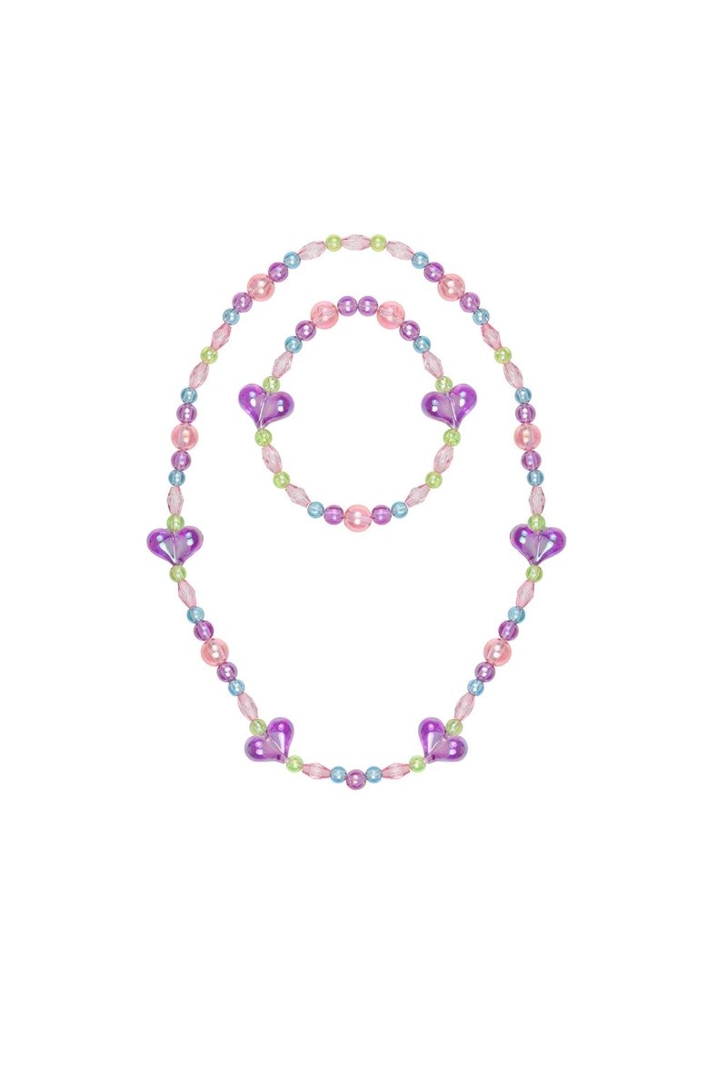 My Heart Will Go On Necklace & Bracelet Set-Dress Up & Jewelry-Tools 4 Teaching-Classroom Decor and More