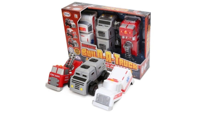 Magnetic Build-A-Truck - Fire and Rescue-Vehicles & Construction-Tools 4 Teaching-Classroom Decor and More