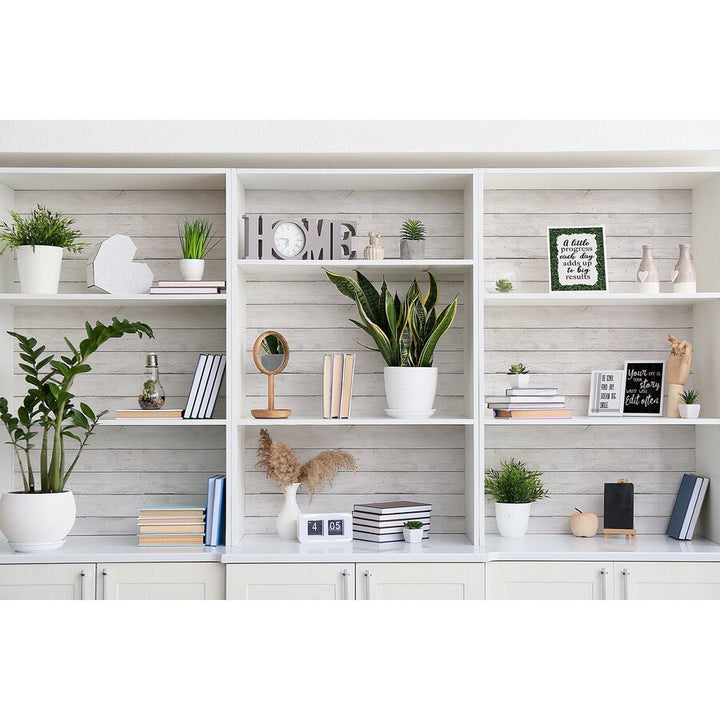 White Shiplap Peel and Stick Decorative Paper-Bulletin Board Paper - Fadeless-Tools 4 Teaching-Classroom Decor and More