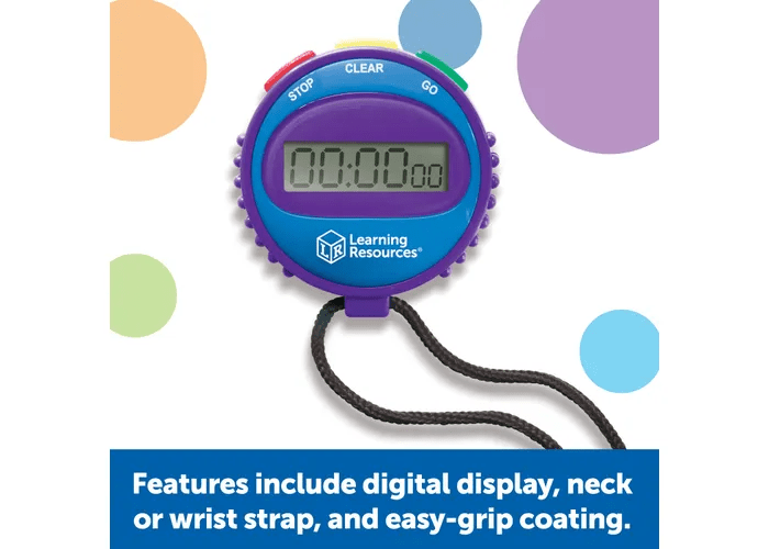 Simple Stopwatch (Assorted)-Classroom Essentials-Tools 4 Teaching-Classroom Decor and More