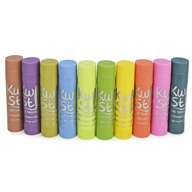 KwikStix Tempera Paint Pastel 10 Colors - Tools 4 Teaching