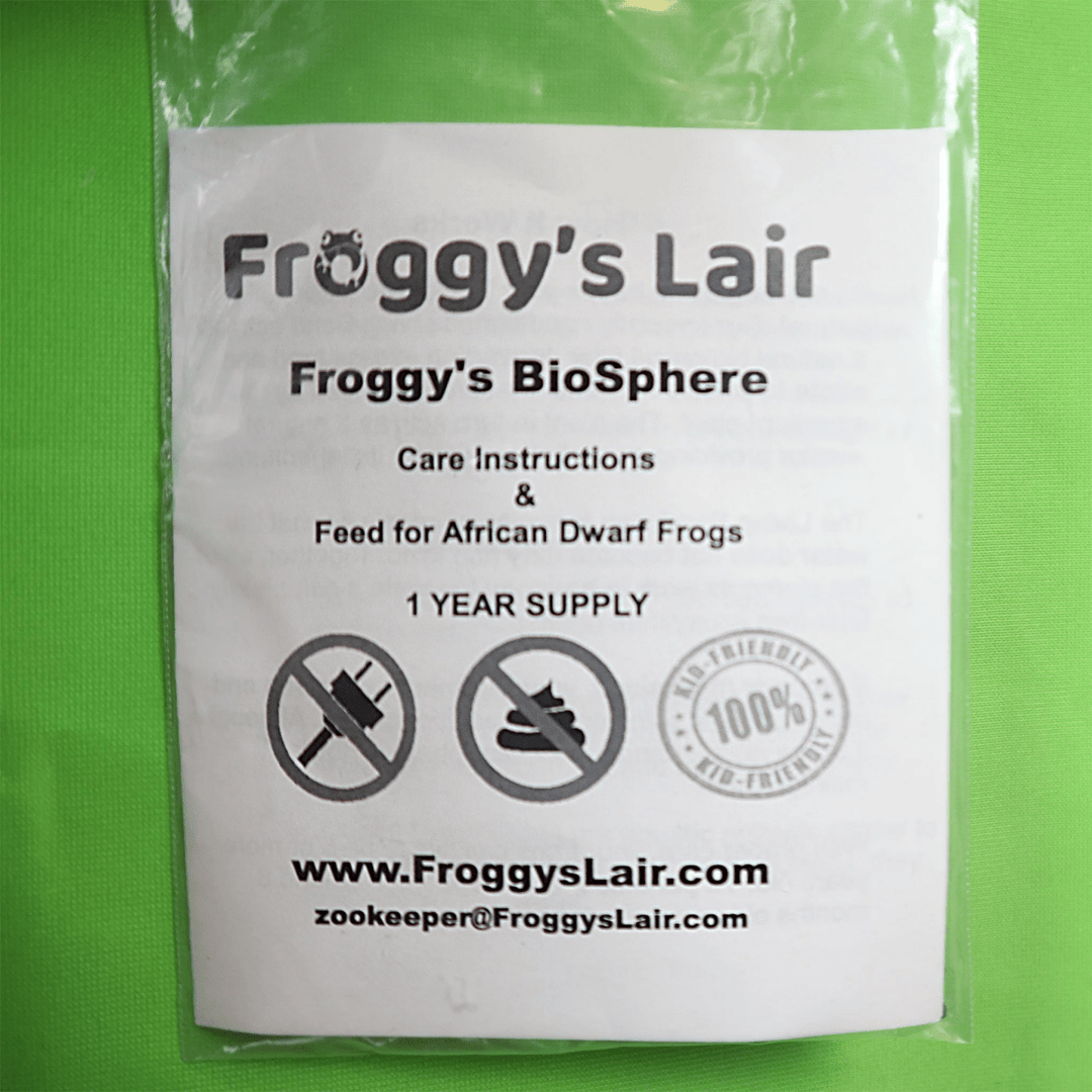 Food Packs African Dwarf Frog - Tools 4 Teaching