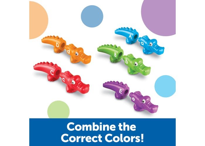 Snap-n-Learn™ Alphabet Alligators-Subjects - Reading - Alphabet-Tools 4 Teaching-Classroom Decor and More