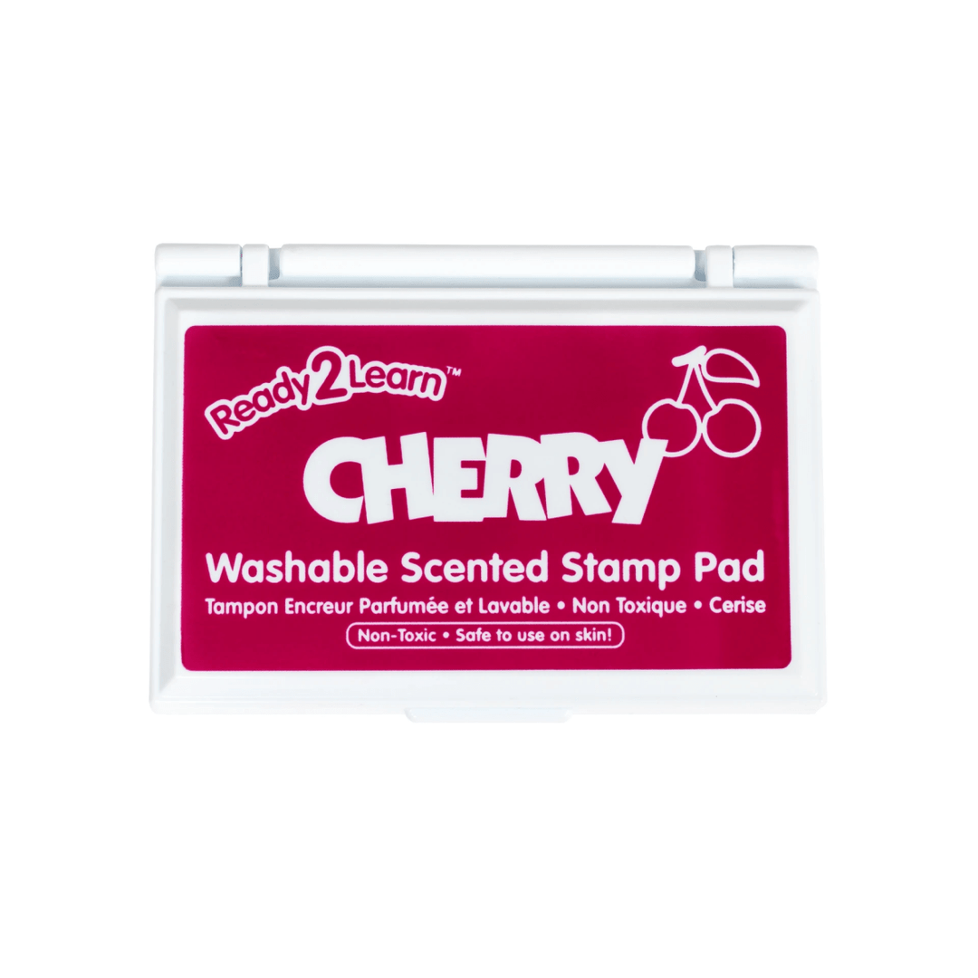 Washable Scented Stamp Pad - Dark Red (Cherry)-Stamps & Stamp Pads-Tools 4 Teaching-Classroom Decor and More