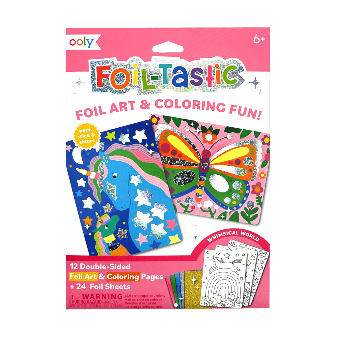 Foil-tastic Foil Art & Coloring Set - Whimsical World-Craft Activity-Tools 4 Teaching-Classroom Decor and More