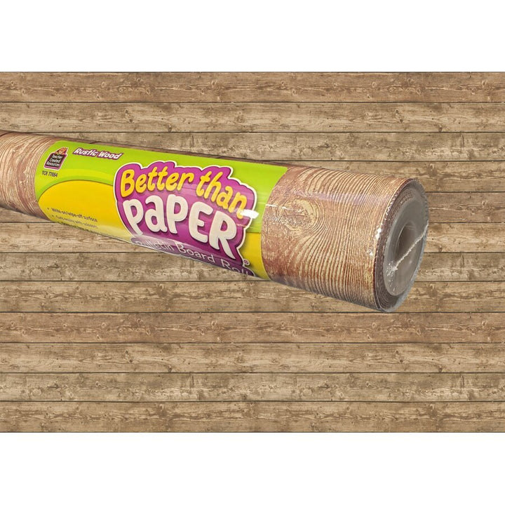 Better Than Paper® Bulletin Board Roll: Rustic Wood-Bulletin Board Paper - Better Than Paper-Tools 4 Teaching-Classroom Decor and More