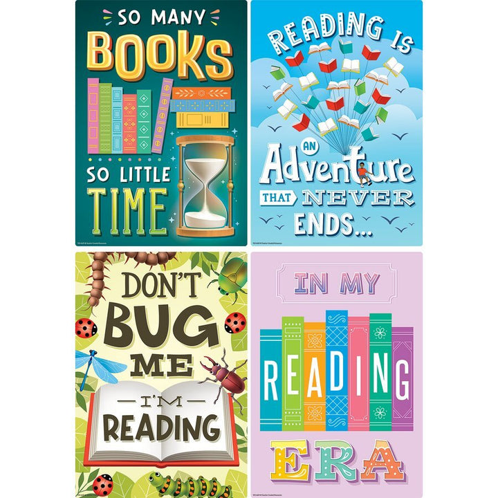 Reading Is Fun Small Poster Pack-Posters-Tools 4 Teaching-Classroom Decor and More