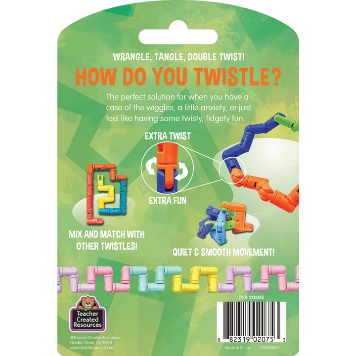 Twistle Double Twist Bright Splash-Fidgets-Tools 4 Teaching-Classroom Decor and More