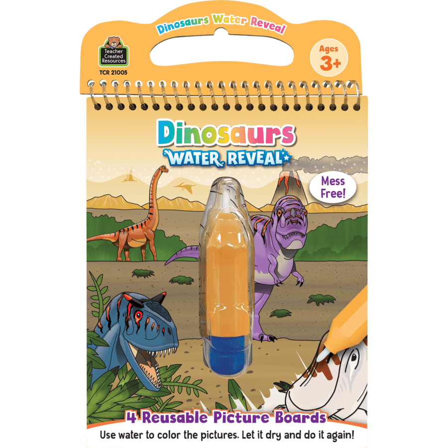 Dinosaurs Water Reveal-Activity Pads-Tools 4 Teaching-Classroom Decor and More