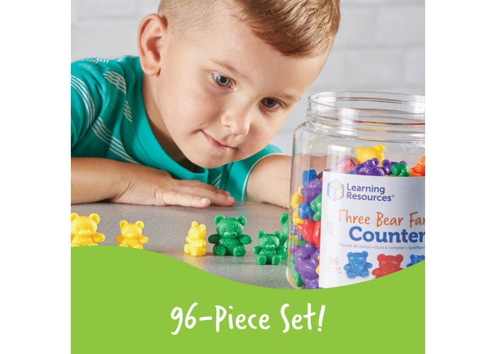 Three Bear Family® Counters, Set of 96-Numbers, Counting & Sorting-Tools 4 Teaching-Classroom Decor and More