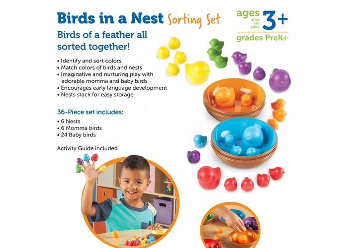 Birds in a Nest Sorting Set-Numbers, Counting & Sorting-Tools 4 Teaching-Classroom Decor and More