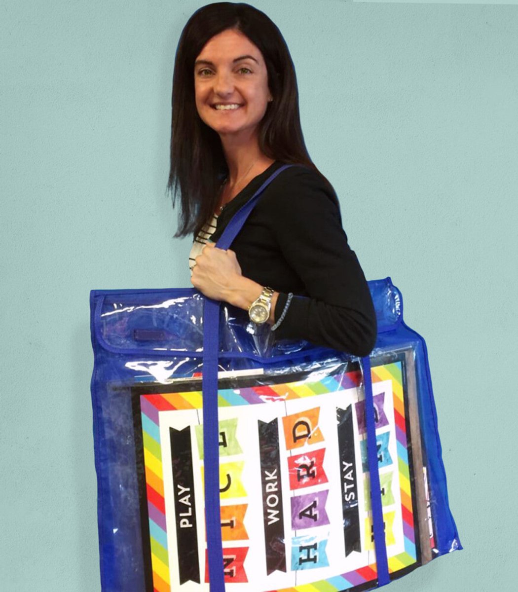 Deluxe Bulletin Board Storage Pocket Chart Storage-Pocket Charts-Tools 4 Teaching-Classroom Decor and More