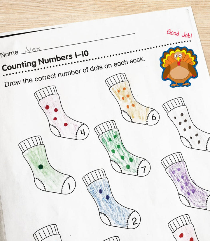 Turkeys Shape Stickers-Tools 4 Teaching-Classroom Decor and More