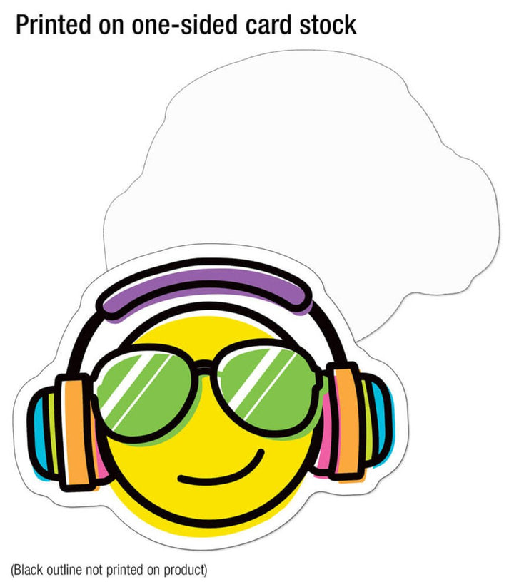 Kind Vibes Smiley Faces Cutouts - Tools 4 Teaching