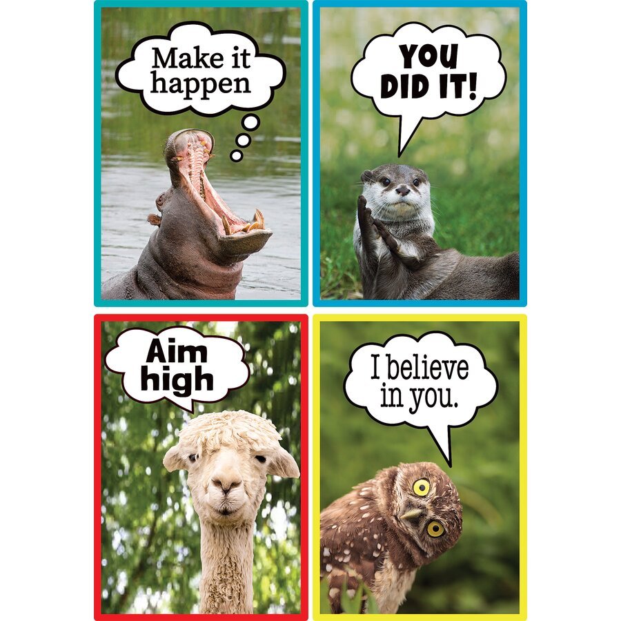 Go Wild Animals Small Poster Pack-Posters-Tools 4 Teaching-Classroom Decor and More