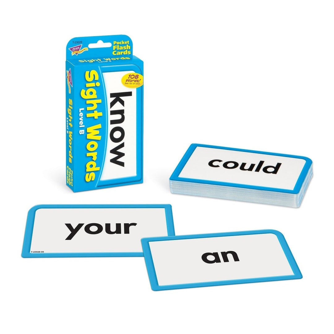 Sight Words – Level B Pocket Flash Cards-Flashcards-Tools 4 Teaching-Classroom Decor and More