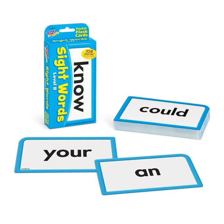 Sight Words – Level B Pocket Flash Cards-Flashcards-Tools 4 Teaching-Classroom Decor and More