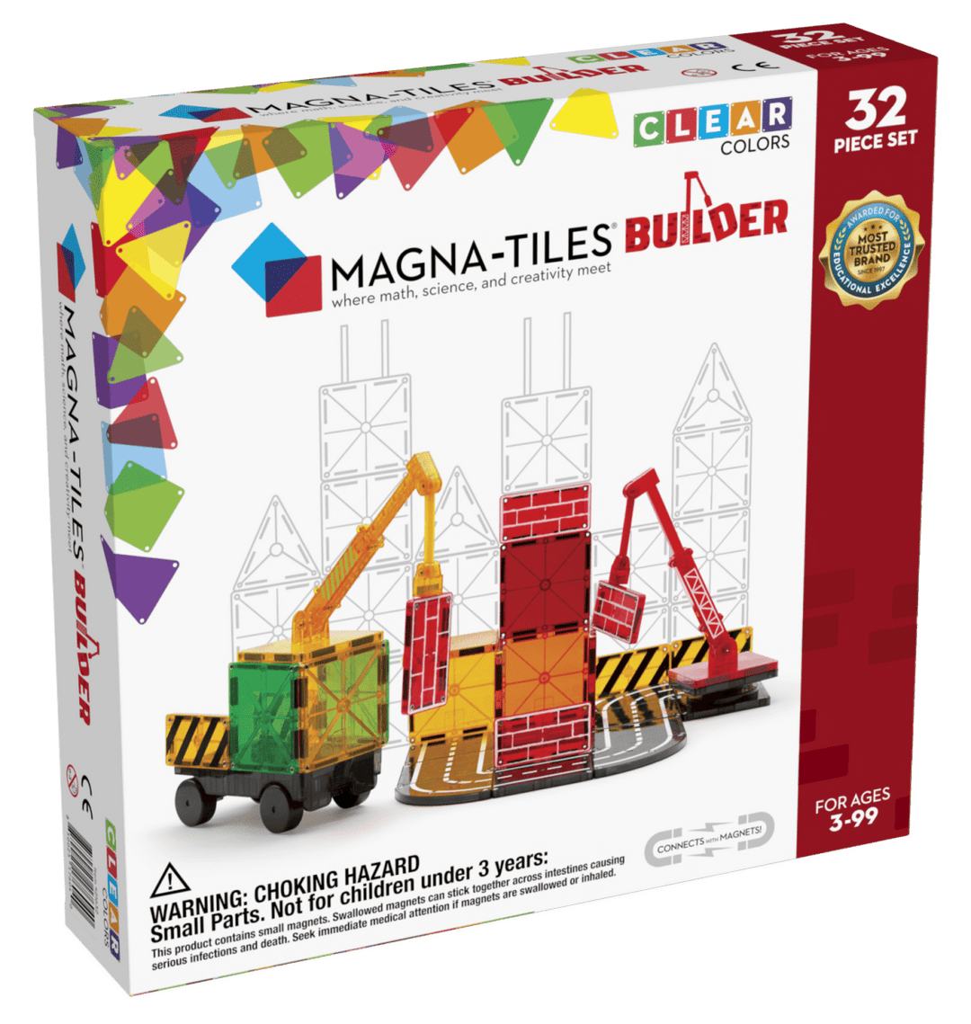 Magna-Tiles® Builder 32-Piece Set-Magnatiles-Tools 4 Teaching-Classroom Decor and More