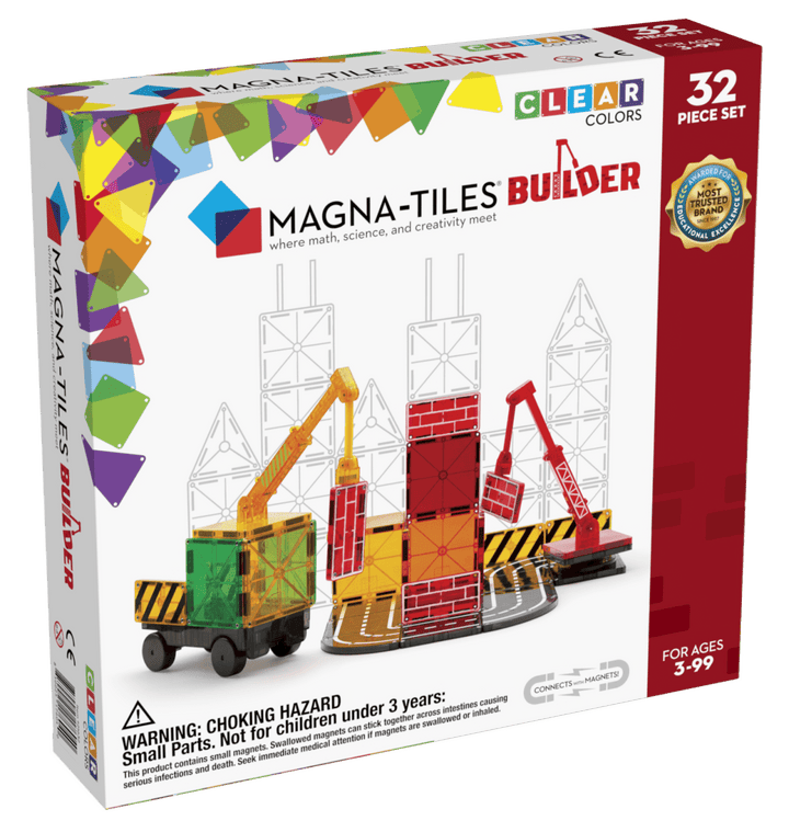 Magna-Tiles® Builder 32-Piece Set-Magnatiles-Tools 4 Teaching-Classroom Decor and More