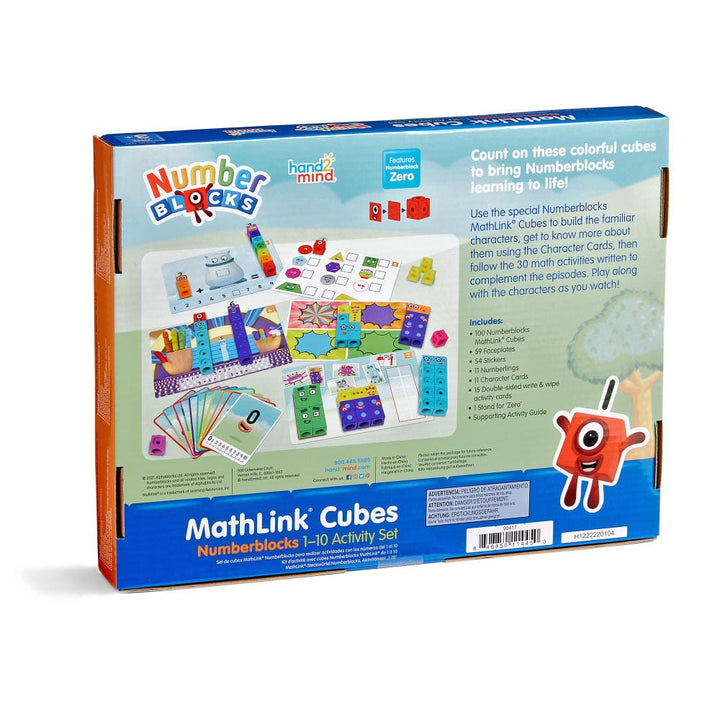 MathLink® Cubes Numberblocks 1–10 Activity Set-Numbers, Counting & Sorting-Tools 4 Teaching-Classroom Decor and More