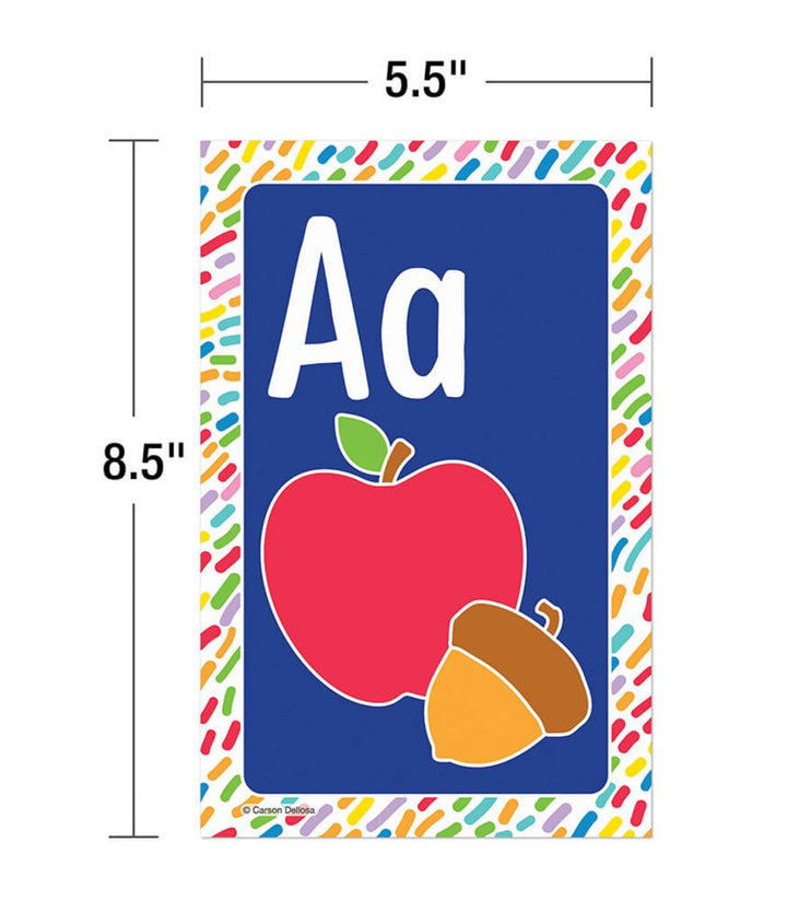 Alphabet Cards Mini Poster Set, Grade PK-2-Posters-Tools 4 Teaching-Classroom Decor and More