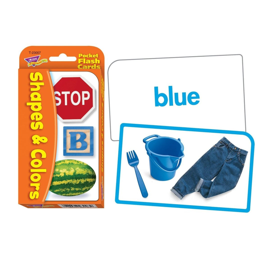 Shapes & Colors Pocket Flash Cards-Flashcards-Tools 4 Teaching-Classroom Decor and More