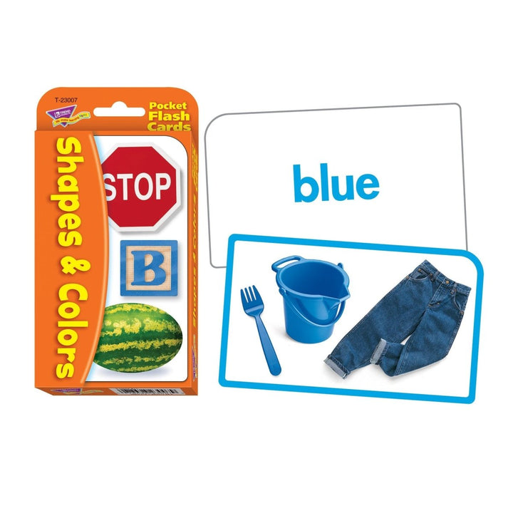 Shapes & Colors Pocket Flash Cards-Flashcards-Tools 4 Teaching-Classroom Decor and More