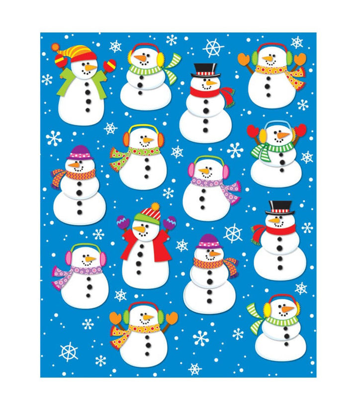Snowmen Shape Stickers - Tools 4 Teaching