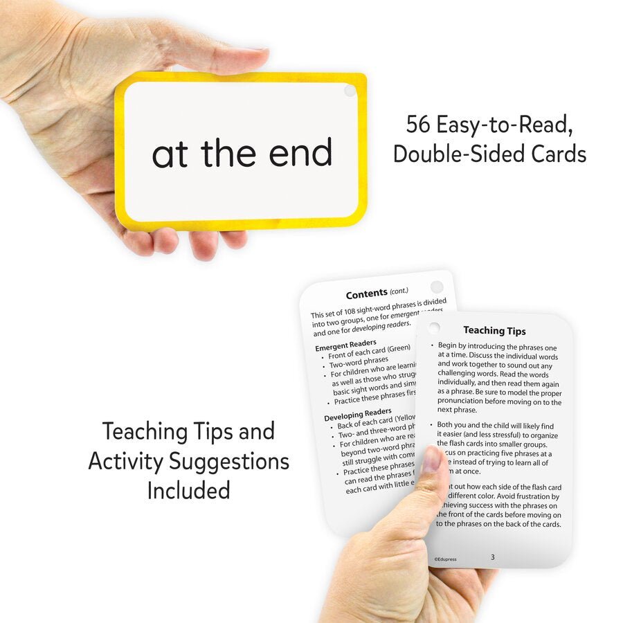 Sight-Word Phrases - Emergent and Developing Readers Flash Cards-Subjects - Reading - Sight Words-Tools 4 Teaching-Classroom Decor and More