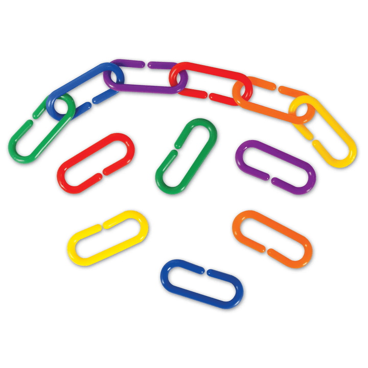 *Link 'N' Learn® Links - 6 Colors, Set of 1000-Numbers, Counting & Sorting-Tools 4 Teaching-Classroom Decor and More