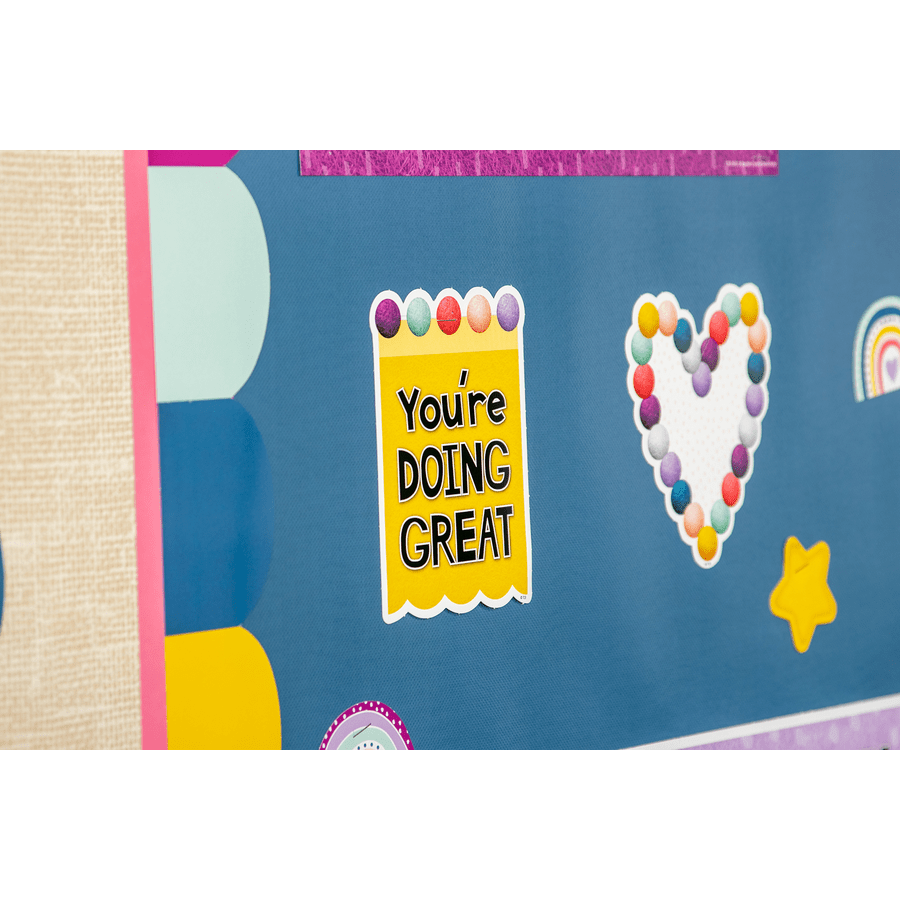 Oh Happy Day Positive Mini Bulletin Board-Bulletin Board Sets-Tools 4 Teaching-Classroom Decor and More