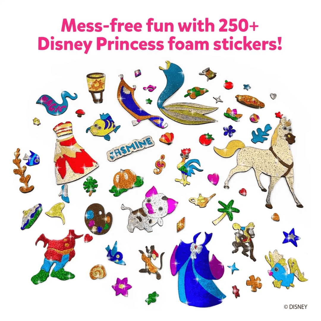 Foil Fun: Disney Princess | No Mess Art Kit (Ages 4-9)-Craft Activity-Tools 4 Teaching-Classroom Decor and More
