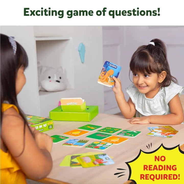 Guess in 10 Junior: Animal Kingdom | Trivia card game (ages 3-6)-Craft Activity-Tools 4 Teaching-Classroom Decor and More