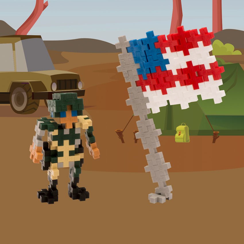 PLUS PLUS® Tube - 70 PC - Everyday Heroes - Military-Plus Plus-Tools 4 Teaching-Classroom Decor and More