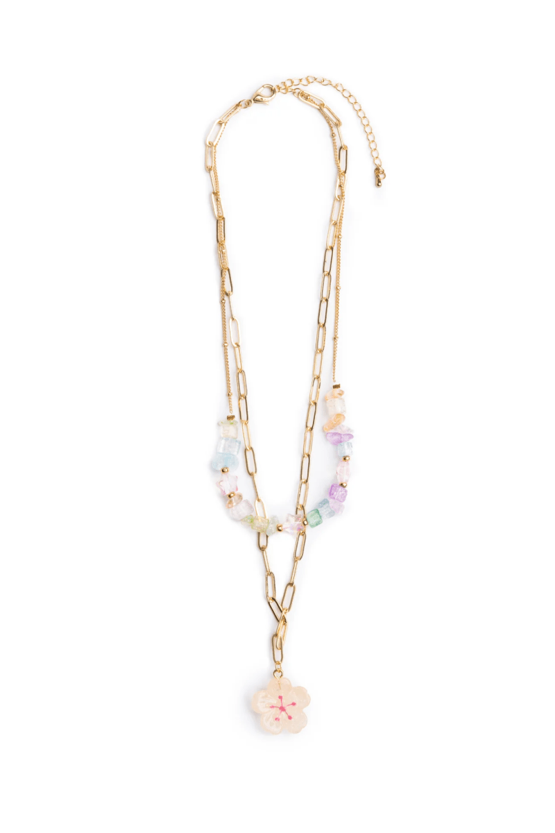 Boutique Chic Garden Gem Necklace-Dress Up & Jewelry-Tools 4 Teaching-Classroom Decor and More