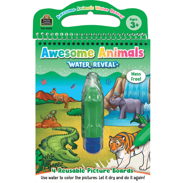 Awesome Animals Water Reveal-Activity Pads-Tools 4 Teaching-Classroom Decor and More