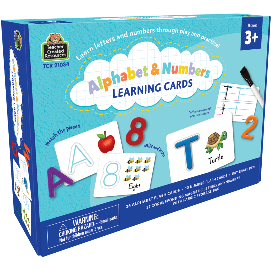 Alphabet & Numbers Learning Cards-Subjects - Reading - Alphabet-Tools 4 Teaching-Classroom Decor and More