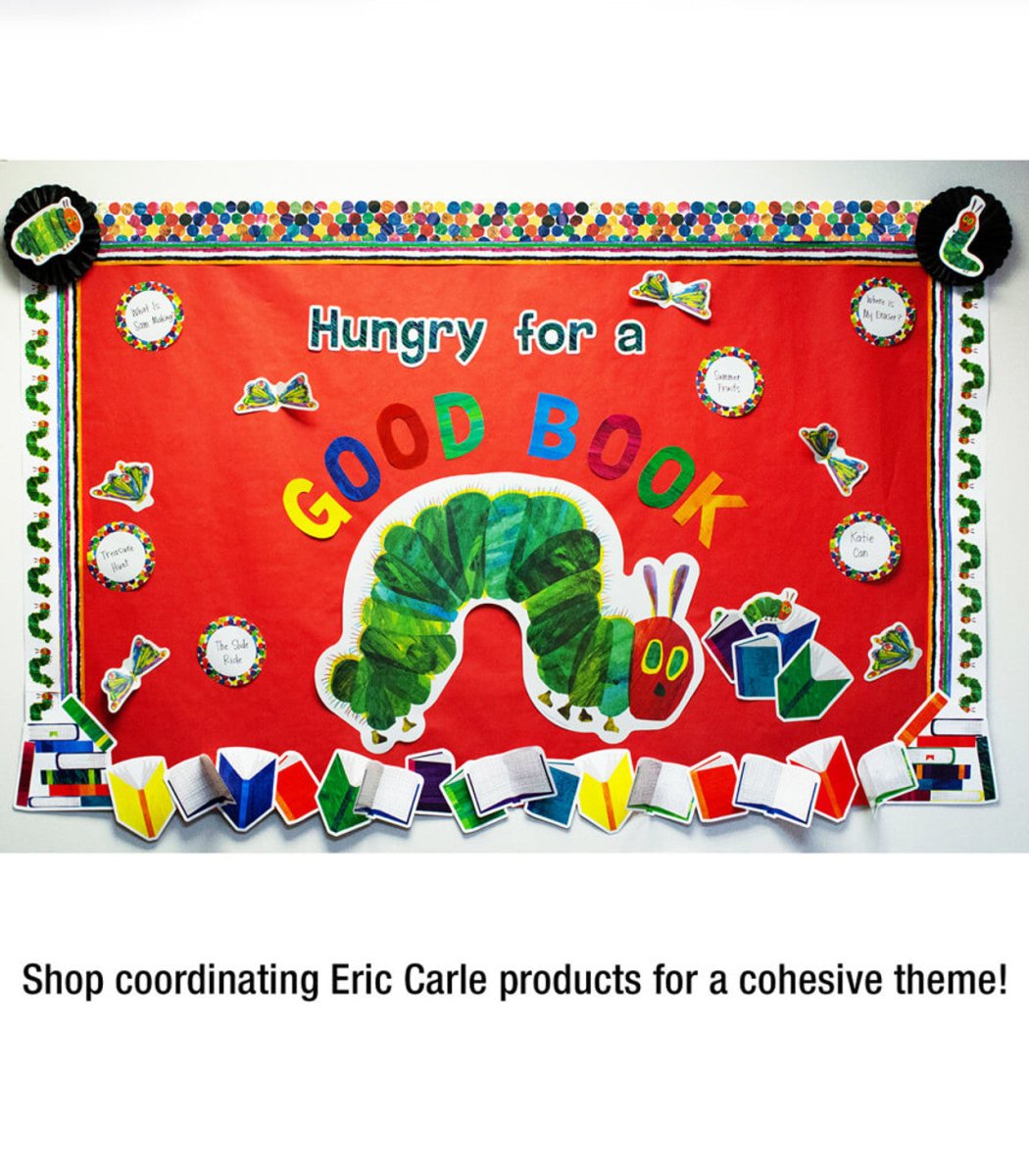 The Very Hungry Caterpillar™ Dots Straight Bulletin Board Borders-Borders-Tools 4 Teaching-Classroom Decor and More